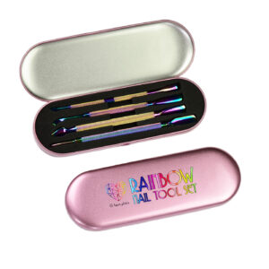 OUTLET - Rainbow Nail Art Tools Set pink